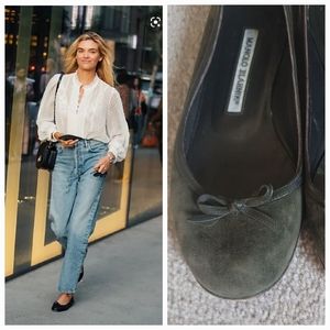 Manolo Blahnik Ballet Flats